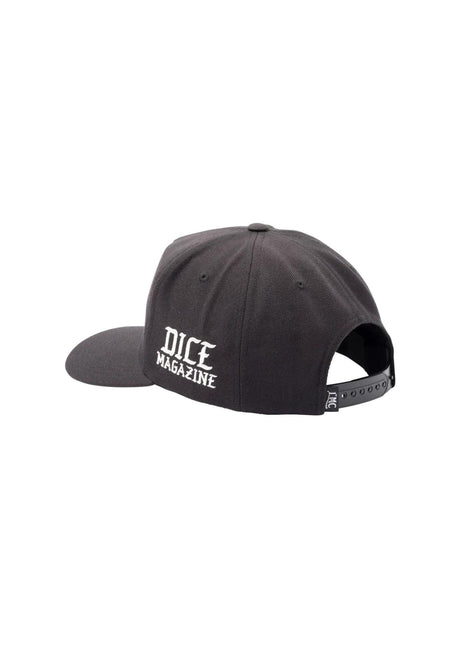 Loser-Machine x DICE 5-Panel High Profile Wool Snapback Cap black – Back view