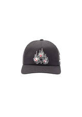 Loser-Machine x DICE 5-Panel High Profile Wool Snapback Gorra black – Vista lateral
