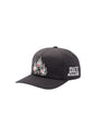 x DICE 5-Panel High Profile Wool Snapback black Vorderansicht