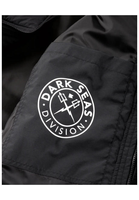 Dark Seas Adams Hooded Winterjakke black – Set nedefra
