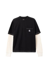 Dark Seas Y2FEER Heavyweight Longsleeve black – Set forfra