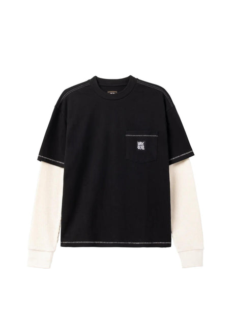 Dark Seas Y2FEER Heavyweight Longsleeve black – Front view