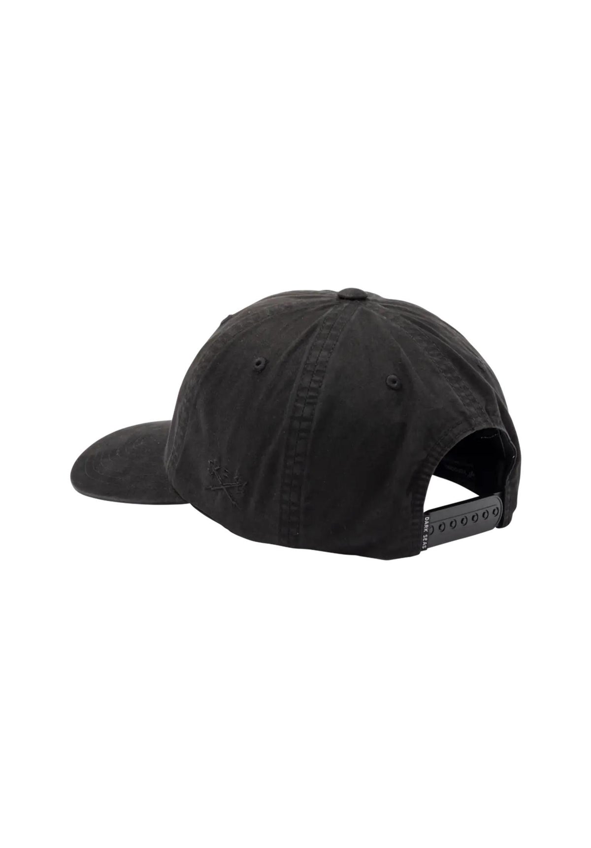 Dark Seas Palomar 6-Panel Washed Twill Unstructured Kasket black – Detaljevisning 1