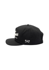 Dark Seas Clinch 5-Panel Canvas Unstructured Strapback Kasket black – Detaljevisning 1