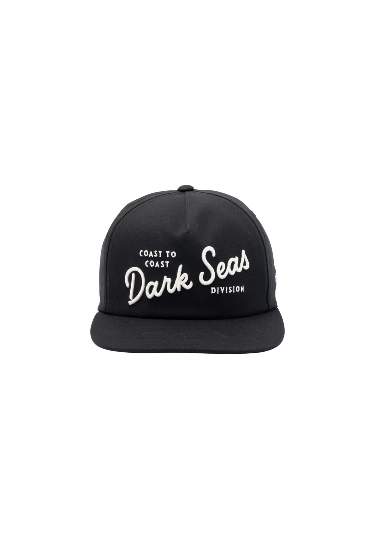 Dark Seas Clinch 5-Panel Canvas Unstructured Strapback Kasket black – Detaljevisning 2