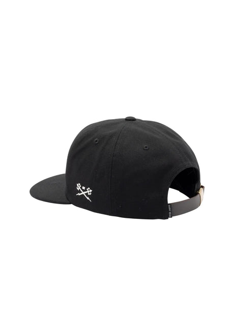 Dark Seas Clinch 5-Panel Canvas Unstructured Strapback Casquette black – Vue de dos
