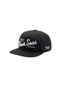 Clinch 5-Panel Canvas Unstructured Strapback black Vorderansicht