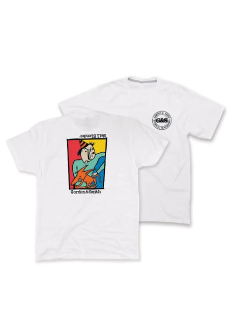 G&S Neil Blender - Rocking Dog T-shirt white – Vooraanzicht