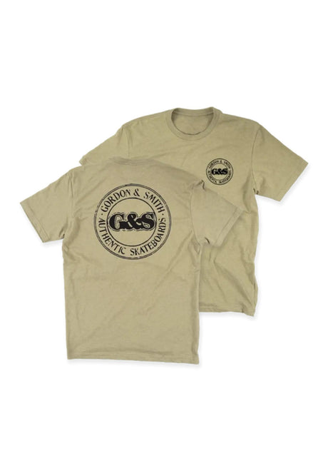 G&S Authentic T-Shirt khaki – Front view