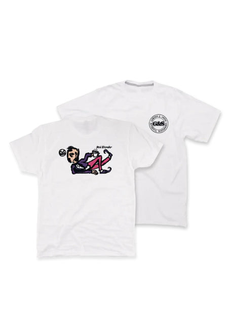 G&S Coffee Break T-Shirt white – Front view