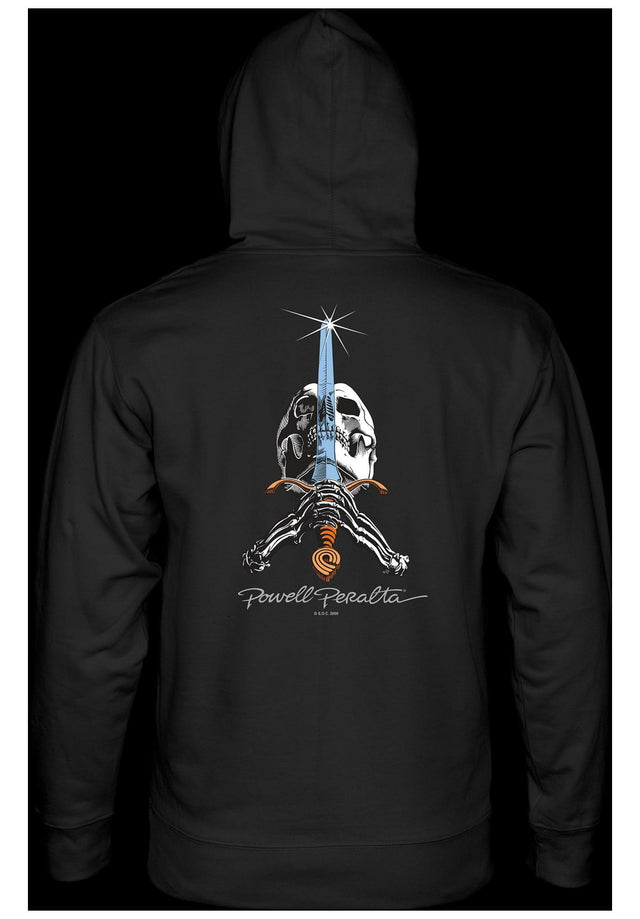 Skull & Sword Premium blacklight Vorderansicht