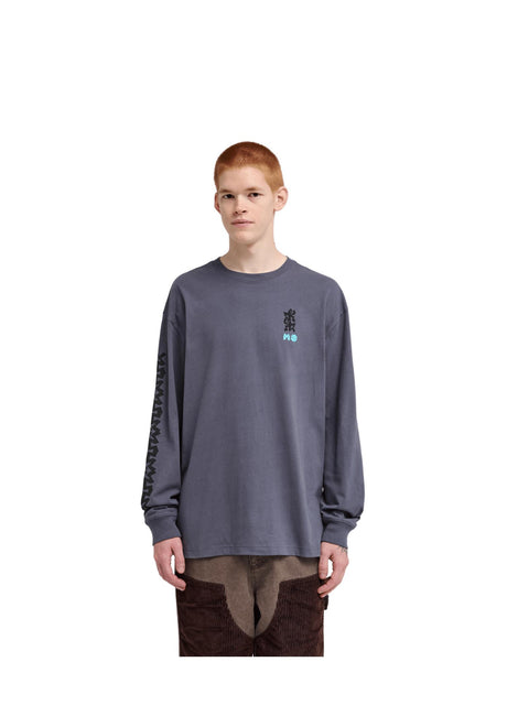 Element MXE Roped Party Longsleeve darksteel-blue – Achteraanzicht