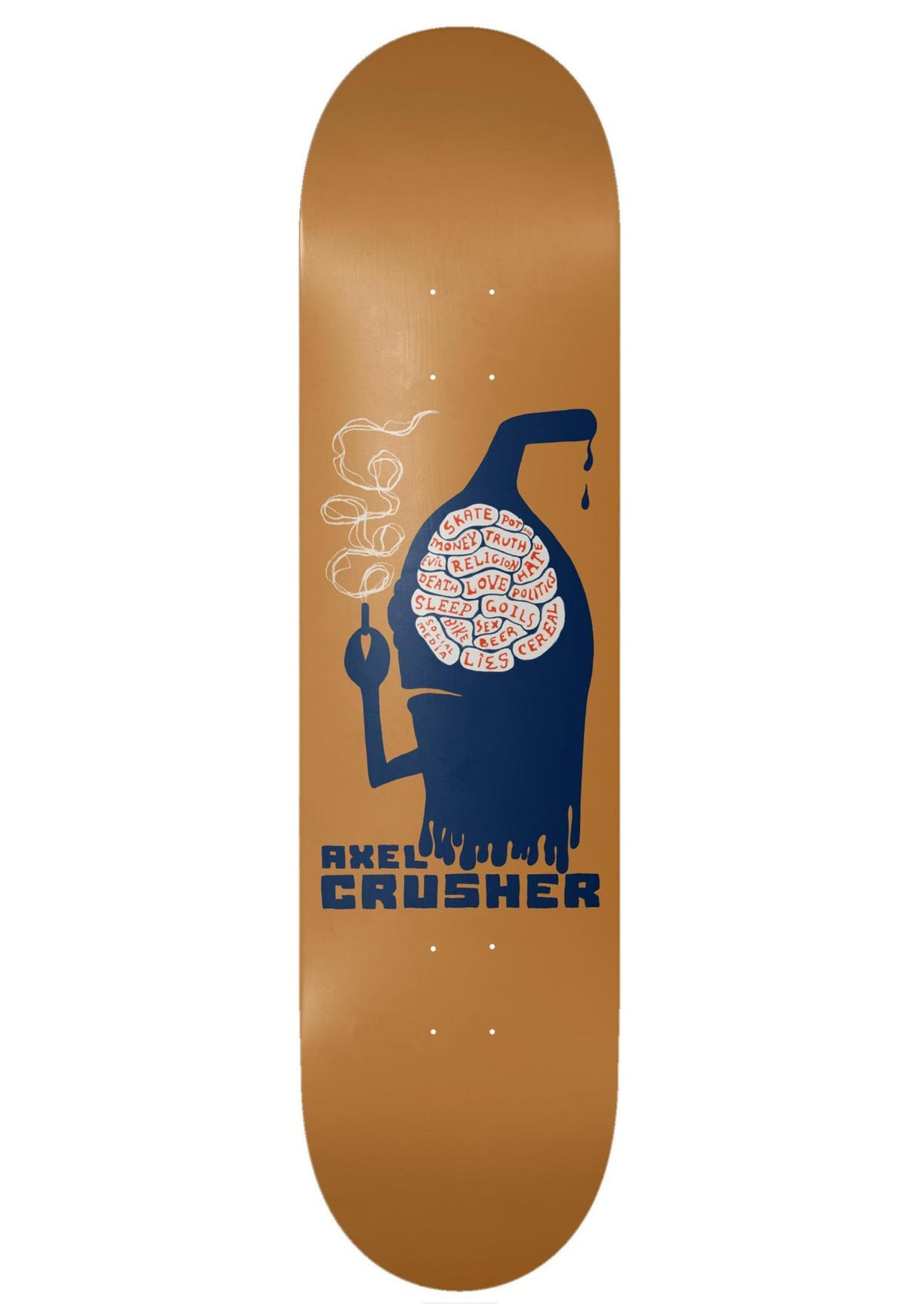 Toy-Machine Axel Silowet Pro Deck various stains – Vista de detalle 1