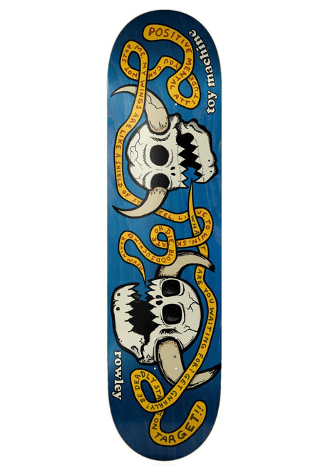 Toy-Machine Rowley Skulls Pro Planche various stains – Vue de face