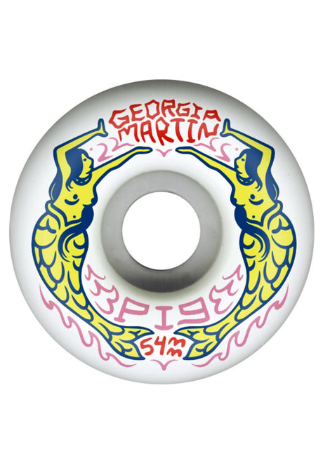 Pig Martin Mermaid 99A Roues white – Vue de face