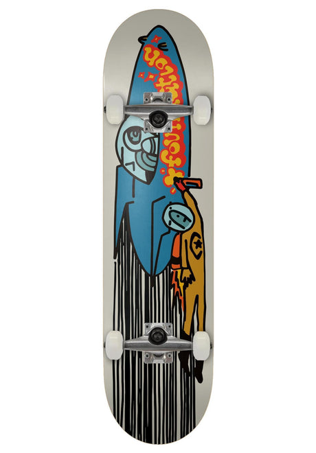 Foundation Spaceship Skateboard complet multicolored – Vue de face