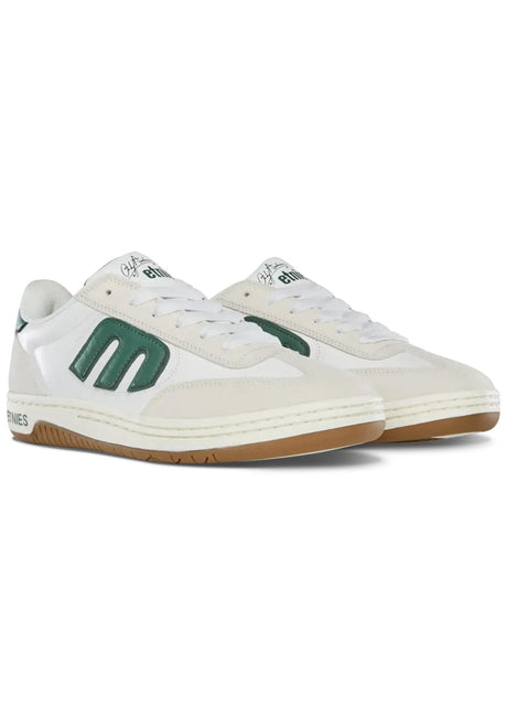 etnies Locut x Andy Anderson Schoen heren white-green – Achteraanzicht