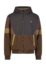 iriedaily Get on Deck Winter Jackets darkcoffee – Front view
