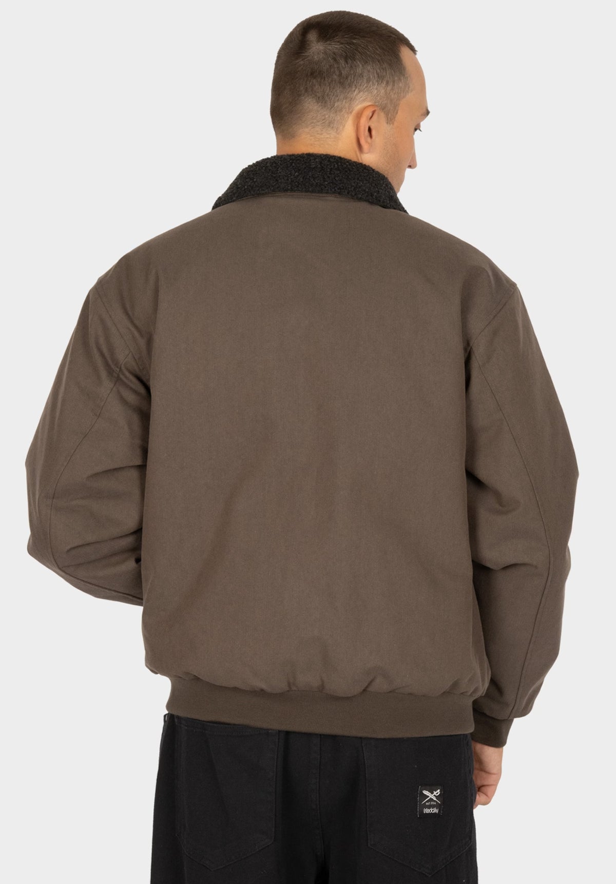 iriedaily Dock36 Blouson Veste d'hiver black-olive – Vue de détail 1