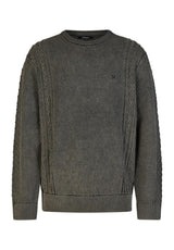 iriedaily Vintage Structure Suéter blackwash – Vista frontal