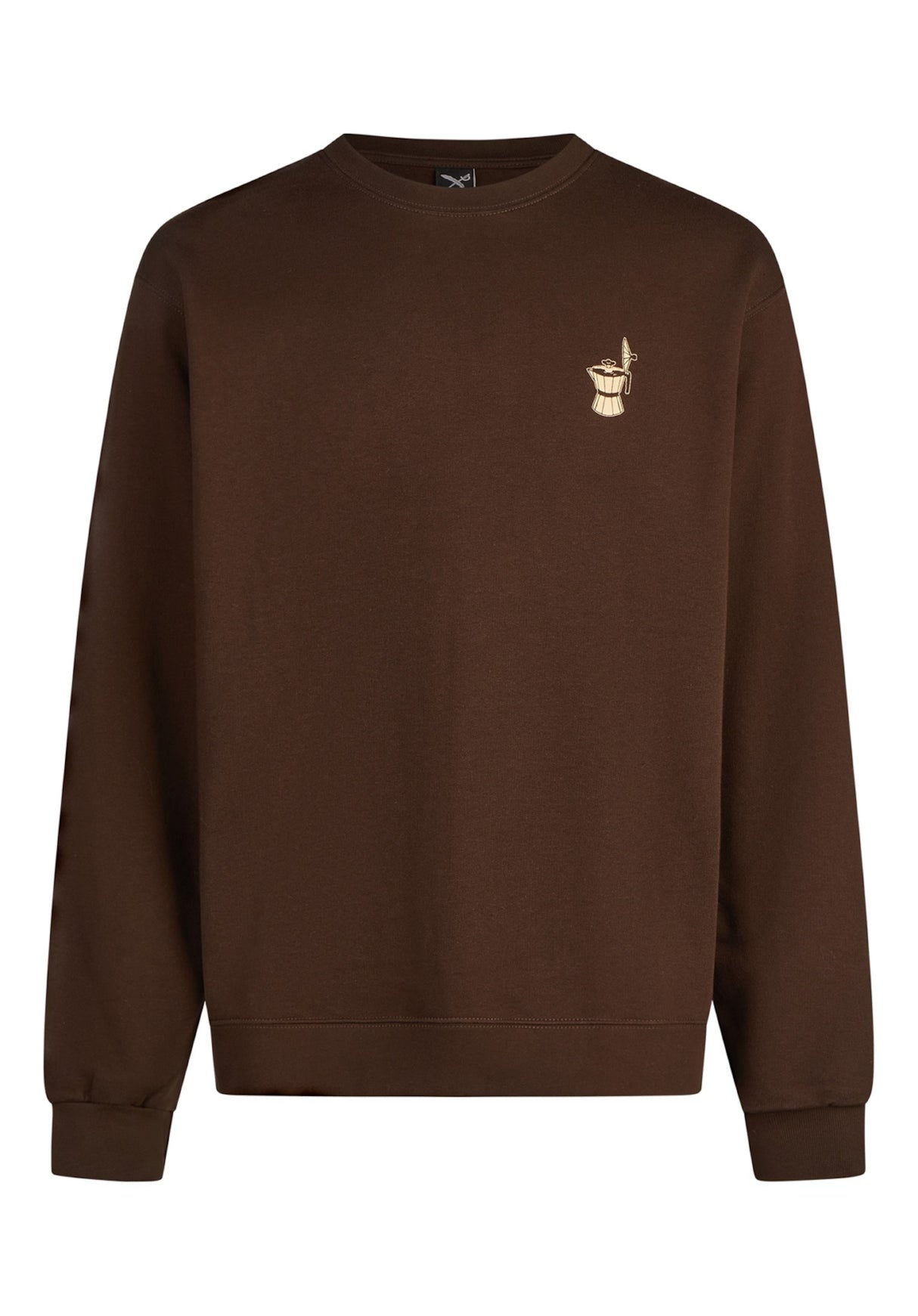 iriedaily Couchboy Crewneck Jersey darkcoffee – Vista trasera