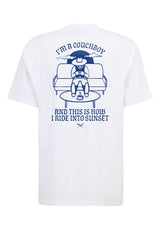 iriedaily Couchboy T-Shirt white – Front view