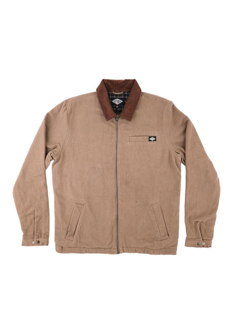 Independent Free On The Streets Work Jacket Overgangsjakke darksand – Set forfra