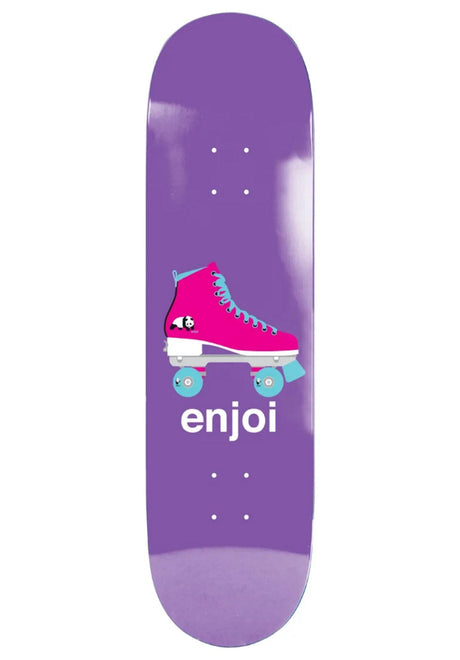 Enjoi Big Box Retro Skate R7 Deck purple – Front view