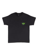Creature Gravette Hippie Skull 20th Pocket Heavyweight T-shirt black – Vista frontale