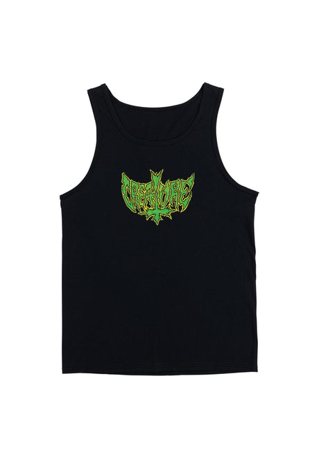 Creature Gravette Hippie Skull 20th Heavyweight Camiseta Tirantes black – Vista frontal