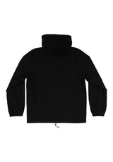 Creature Gravette Cut and Tie Hooded Windbreaker Overgangsjakke black – Set bagfra