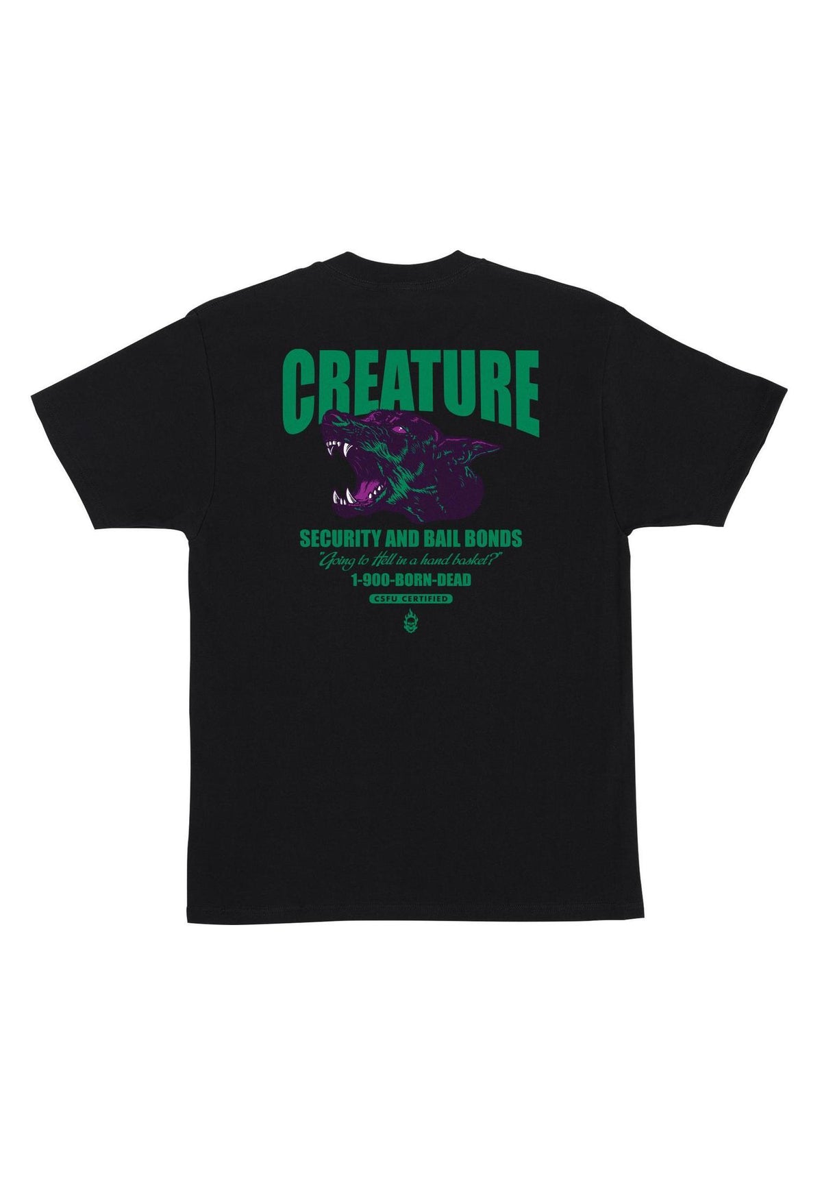 Creature Security Service Heavyweight T-Shirt black – Set bagfra
