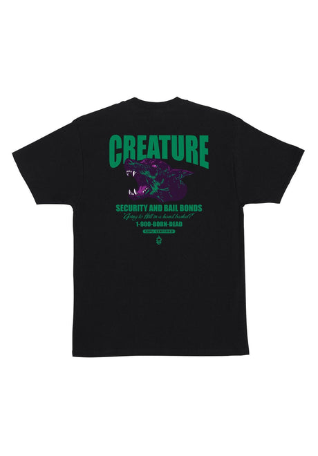 Creature Security Service Heavyweight Camiseta black – Vista trasera