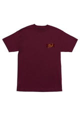 Creature Spiral Skull Heavyweight T-Shirt maroon – Set forfra