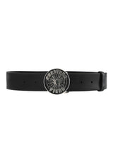 Creature Web Faux Leather Bælte nickel – Set forfra