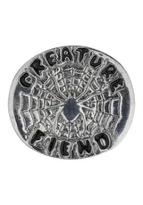 Creature Web Ring in Size 10 Divers silver – Vue de face