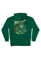 Independent Stay Sharp Heavyweight Sweat à capuche darkgreen – Vue de dos