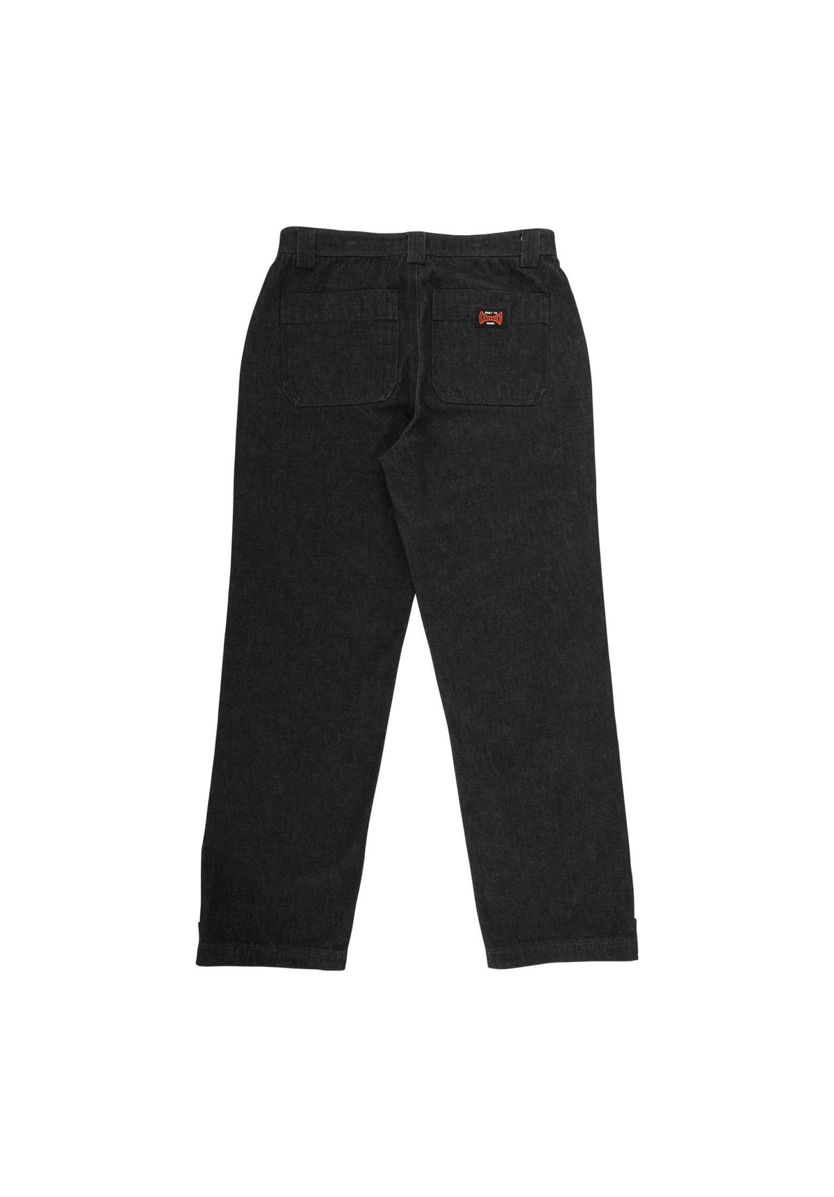 Independent Built To Grind Double Knee Jeans washedblack-denim – Vue de dos