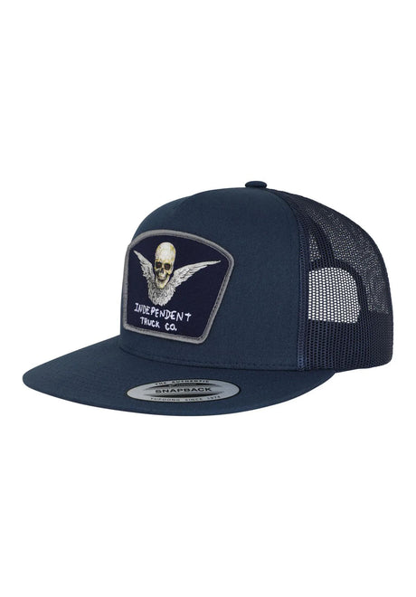 Independent Afterlight Mesh High Trucker Snapback Kasket navy – Set forfra