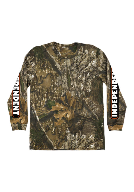 Independent Bar Logo Midweight Longsleeve realtree-apx – Set forfra