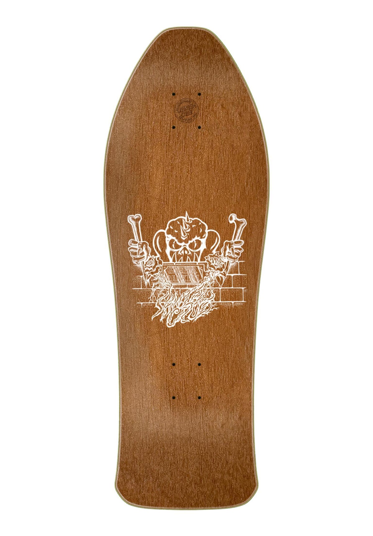 Santa-Cruz Rankine Monster Reissue Planche brown – Vue de dos