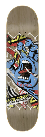 Santa-Cruz Damaged Hand 7 Ply Birch Deck brown – Set forfra