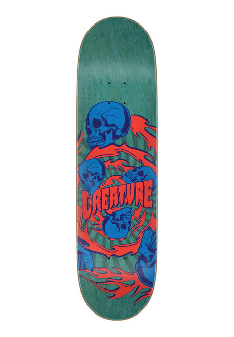 Creature Spiral Skull 7 Ply Birch Tavola green – Vista frontale