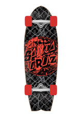 Santa-Cruz Pay Off Dot Shark Cruzer Cruiser-Komplet black – Set forfra