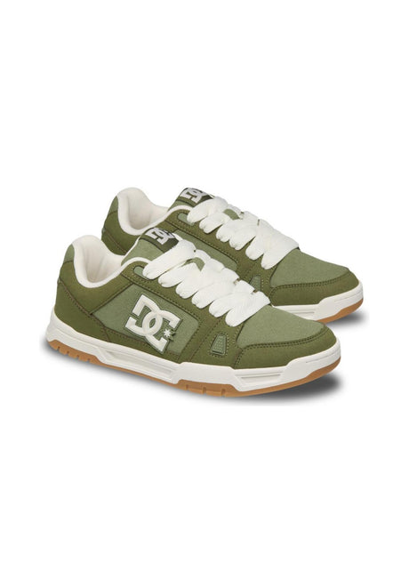 DC Shoes Axira Chaussures Homme olive-offwhite – Vue de dos