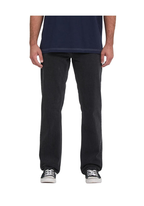 Volcom Kinkade Denim Jeans washedslate – Vista frontal