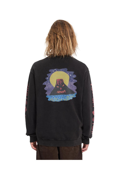Volcom FA Ozzy Crew Sweatshirt lightacidblack – Vue de détail 1