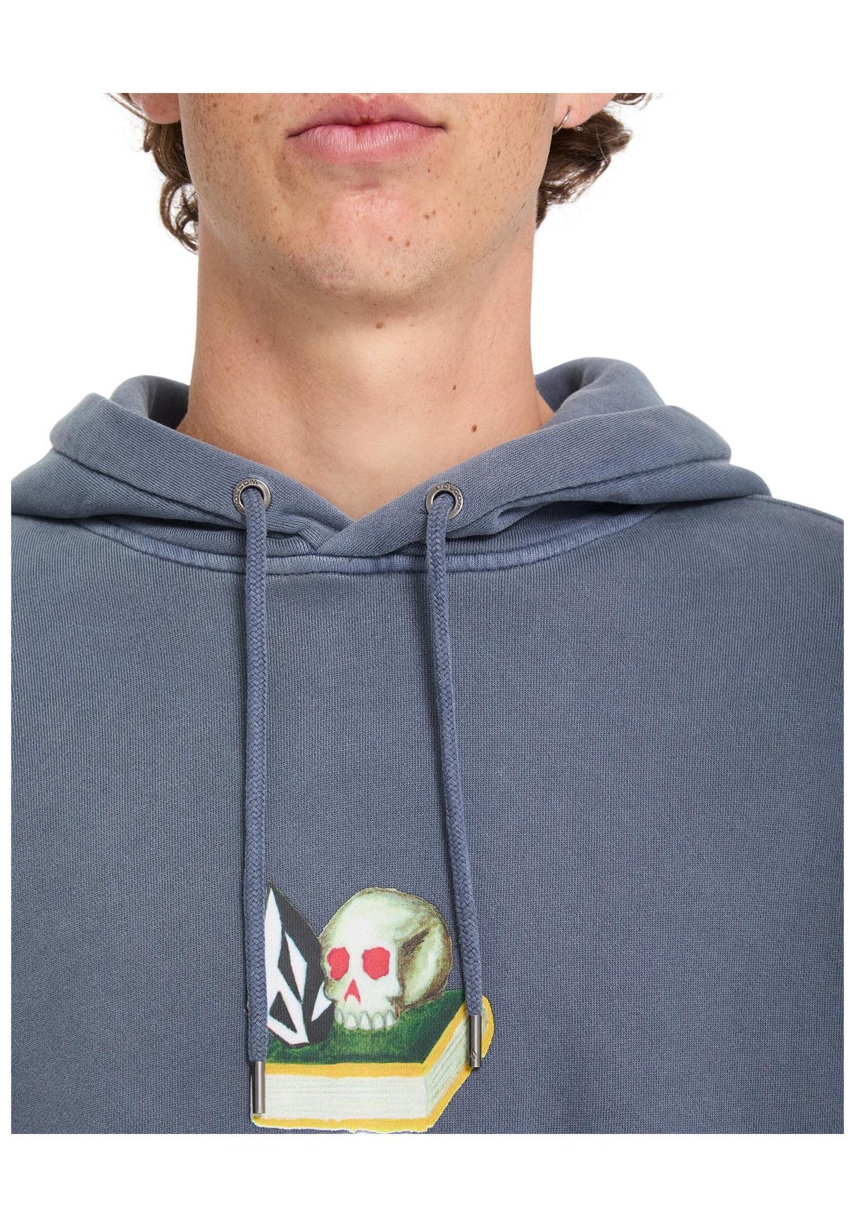 Volcom Boiler Hoodie stormblue – Detail view 1