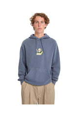 Volcom Boiler Hoodie stormblue – Back view