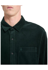 Volcom Fostered II Cord Camisa scarab – Vista lateral